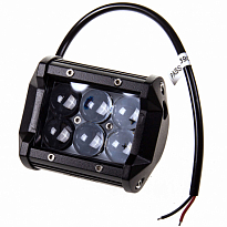 Фара светодиодная OFF ROAD 96*70мм прямоугольная 12V/24V 18W SKYWAY 6 диодов рассеиваемый свет 1шт.